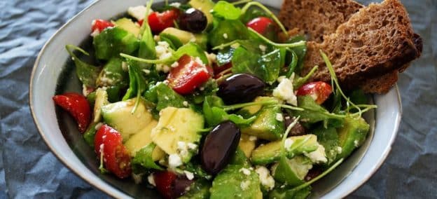 A bowl of salad