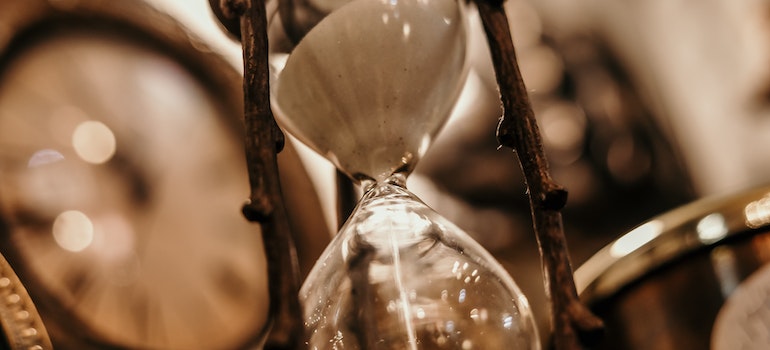 Hourglass running out.
