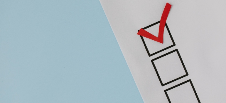 checked box with a checkmark