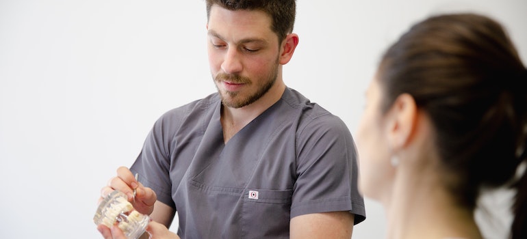 A doctor's exam.