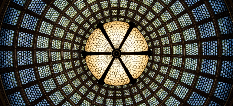 artistic glass panels