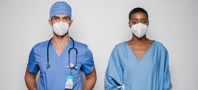 two medical professionals