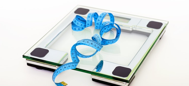 A scale and a meter
