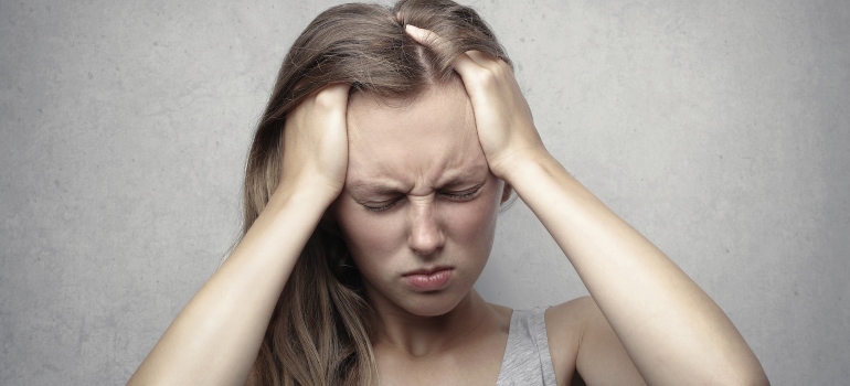 angry woman who needs Psychotherapy in addiction treatment