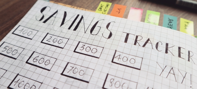 savings tracker that can help you financially recover after addiction