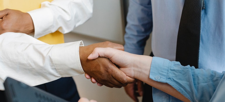 a handshake