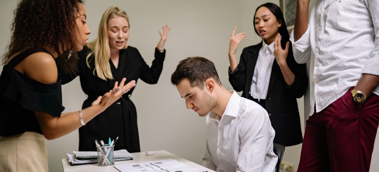 a group of people talking about ways to convince your loved one to go to a rehab center in West Virginia