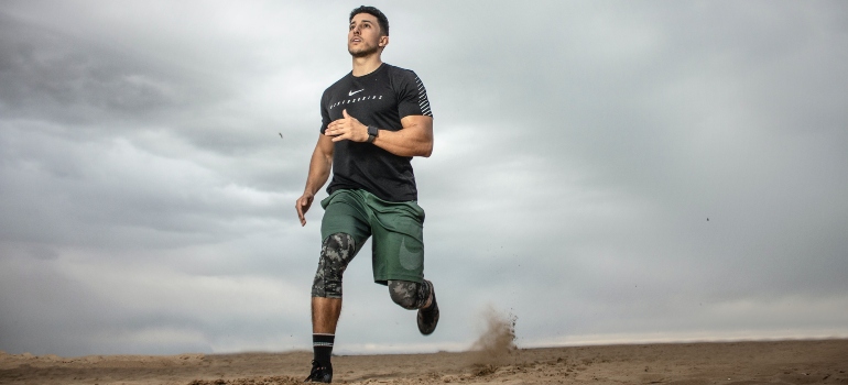 person running