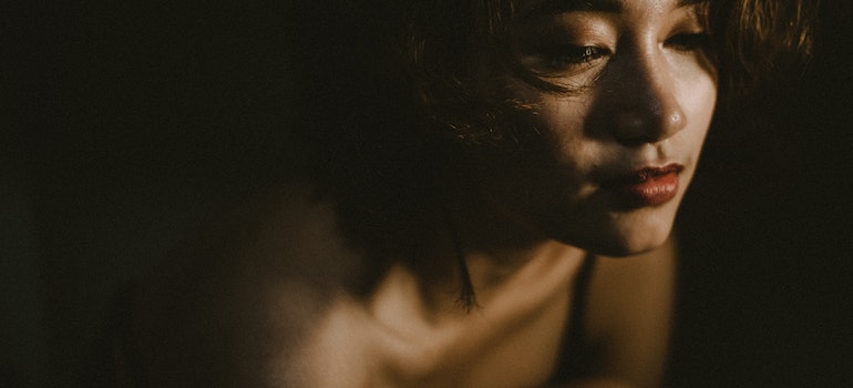 A young woman who has started experimenting with heroin