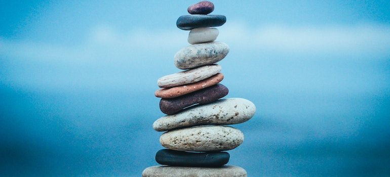 A pile of rocks
