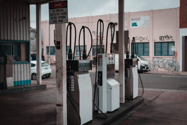 A gas station