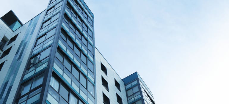 A tall building