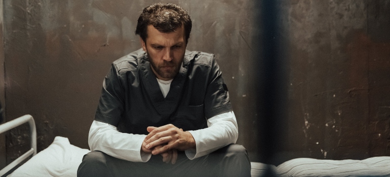 An inmate in prison