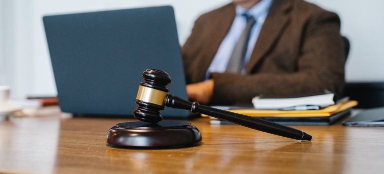 A judge reading the legal consequences of substance abuse in West Virginia.