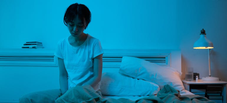 A depressed person sitting alone due to Nitazenes Abuse in WV