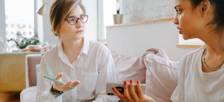 A young adult participating in a therapy session.