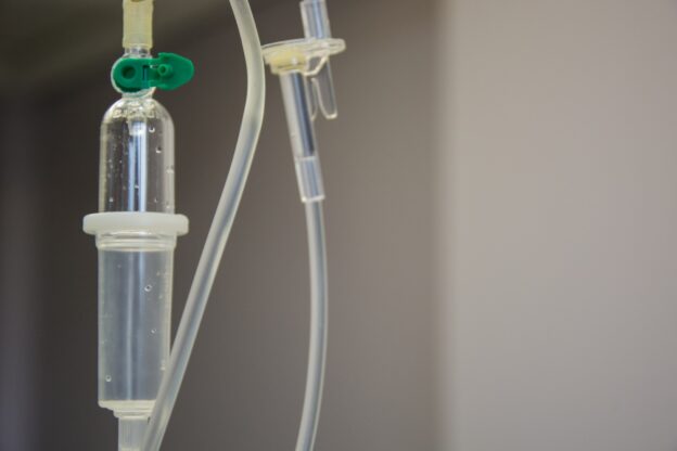 Clear medical hose for ketamine therapy in WV.
