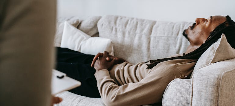 A person on a couch talking to the therapist, addressing the question: What is a speedball?