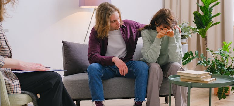 People during behavioral therapy after using a speedball