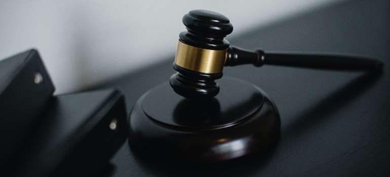 Close-up photo of wooden gavel.