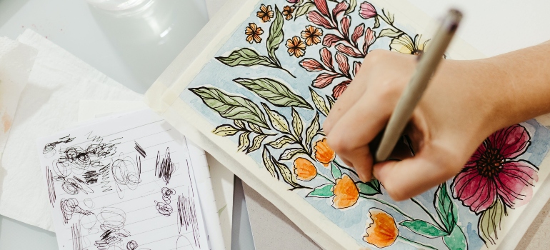 Art therapy as a great way to deal with addiction.