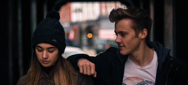 young couple.
