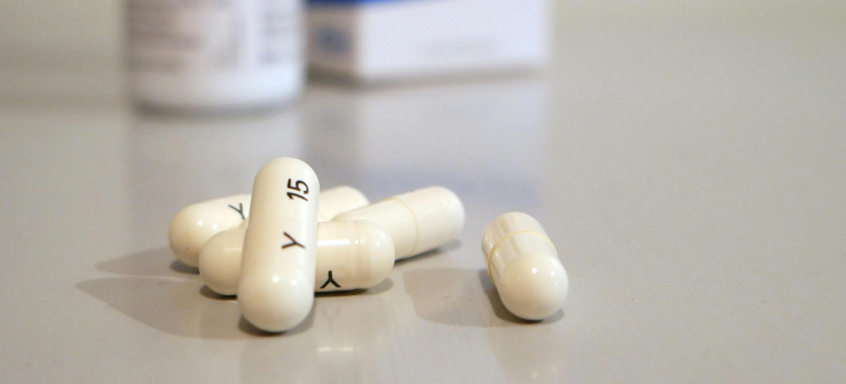 some capsules of benzodiazepines, one of the hardest drugs to quit