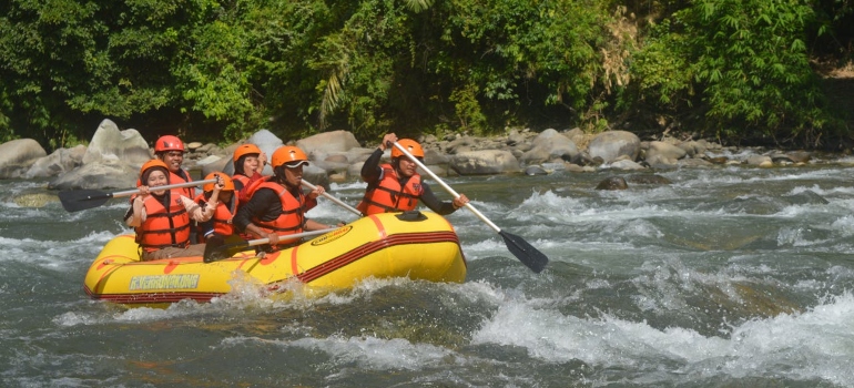 Rafting is one of the ways to spend a sober night out in West Virginia