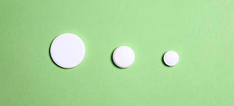 Three white pills