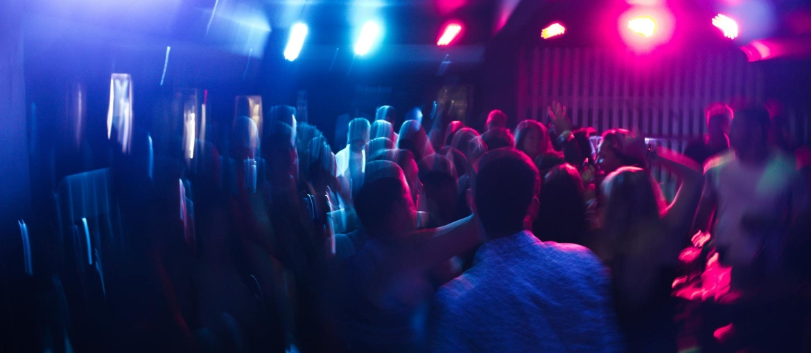 A people having a party.