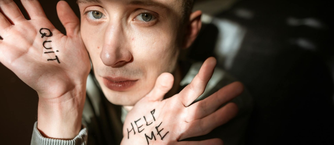 a man with veteran PTSD asking for help