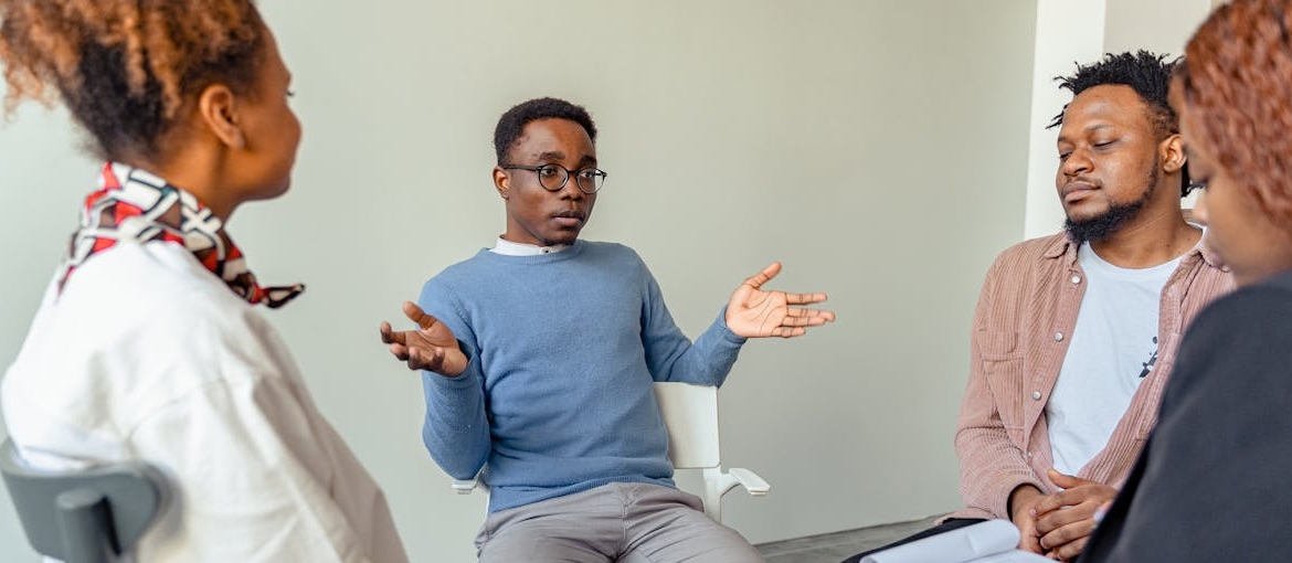 A group psychotherapy for peer support.