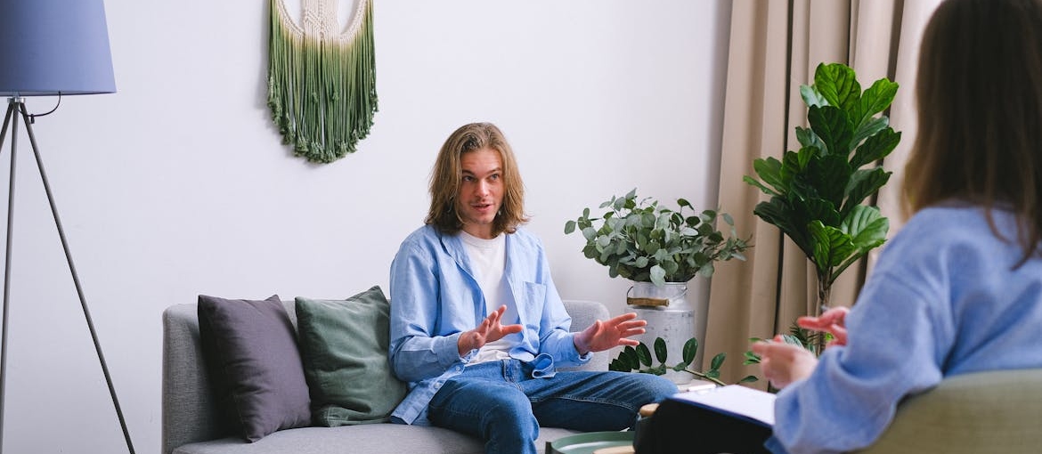 A doctor and a patient discussing the difference between MDMA and Ecstasy