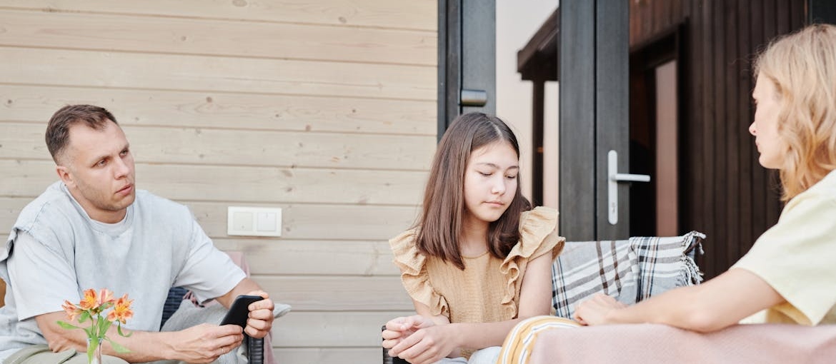 Parents trying to talk to children about a parent's time in rehab.