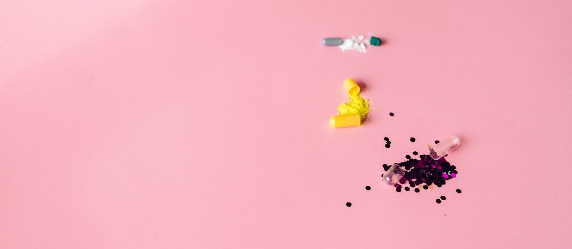 Crushed and opened pills.