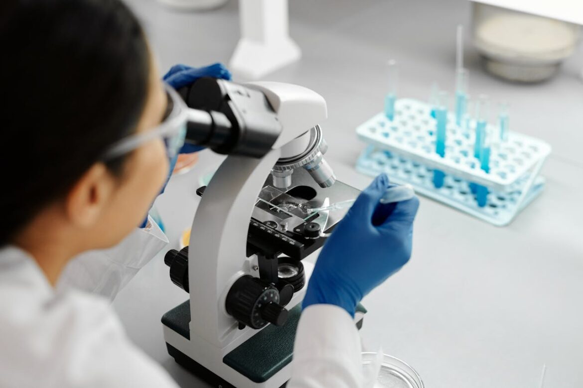 Scientist studying the link between genetics and addiction.