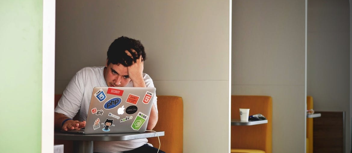Man struggling with finding employment after rehab.